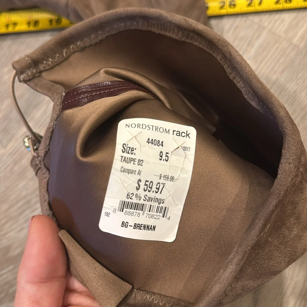 BG Brennan Tall Brown Suede Women’s Boots -Size 9.5